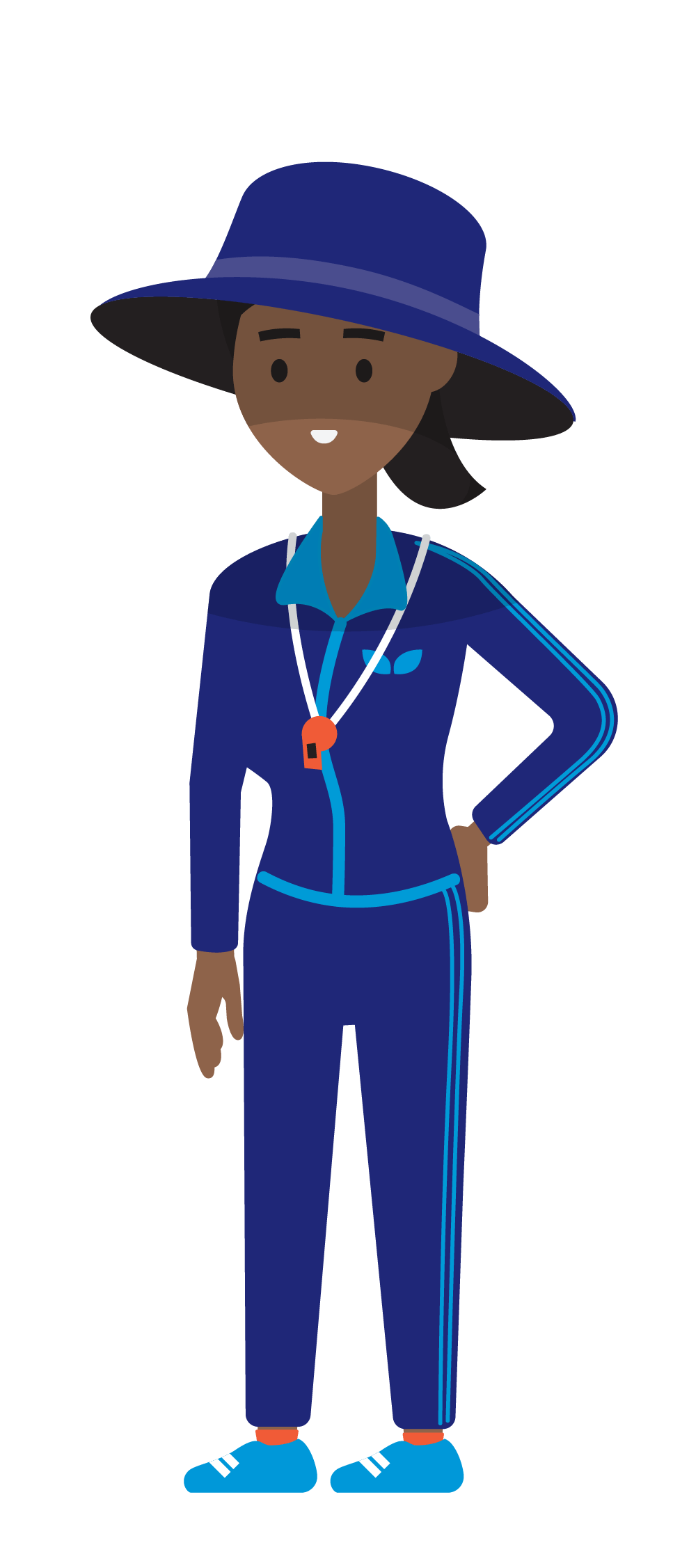sunsmart illustration female teacher