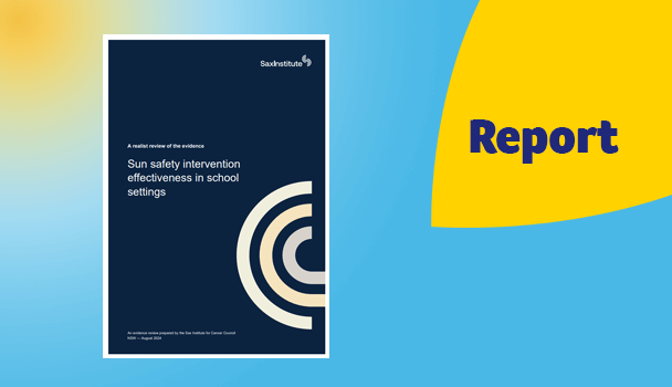 Report: sun safety intervention effectiveness in school settings