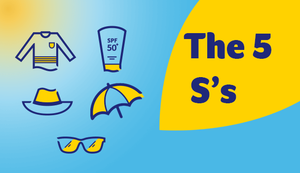 the 5 s's of sun safety