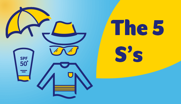 the 5 s's of sun safety